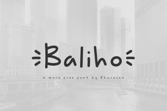 Baliho: A Modern Display Font for Creative Branding