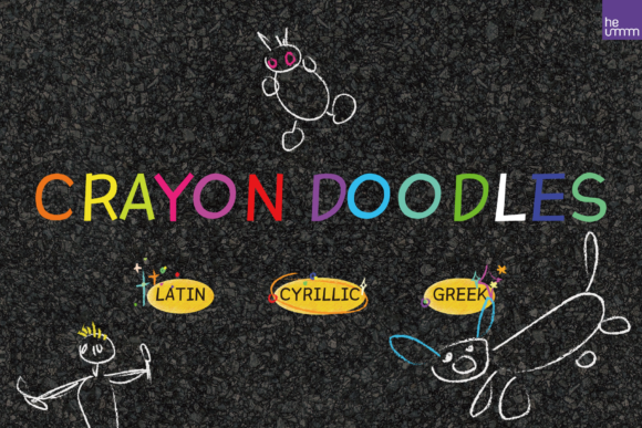 Crayon Doodles: A Font for Bold Digital Storytelling