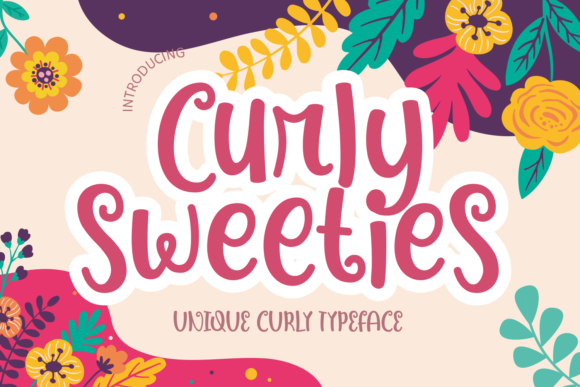Curly Sweeties: A Font for Editorial Creativity