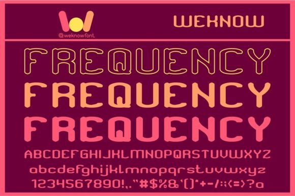 Frequency: A Font That Speaks in Rhythm