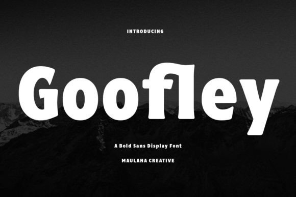 Goofley: A Playful Display Font for Editorial Creativity