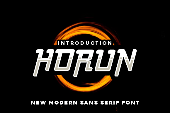 Horun: A Bold Font for Crafting with Confidence