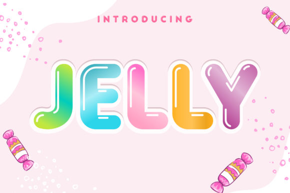 Jelly: A Display Font for Editorial Design and Creative Expression