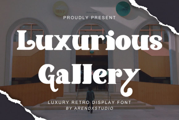 Luxurious Gallery: A Display Font for Editorial Excellence