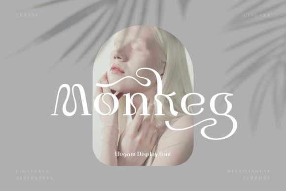 Monkeg: A Curvy Display Font for Editorial Design