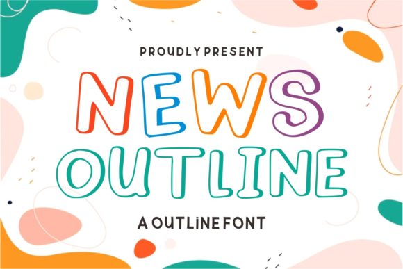 News Outline: A Bold Display Font for Editorial Design