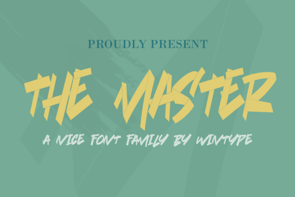 The Master: A Display Font for Modern Web Design