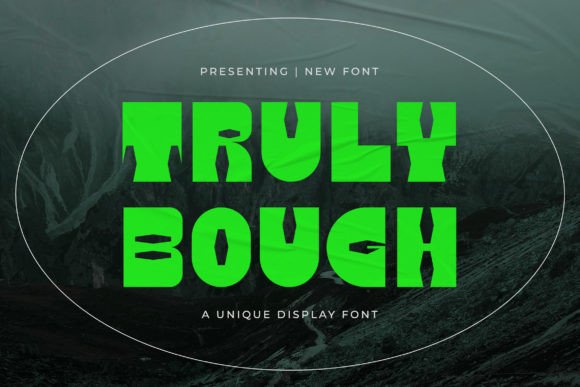 Truly Bough: A Display Font for Editorial Expression
