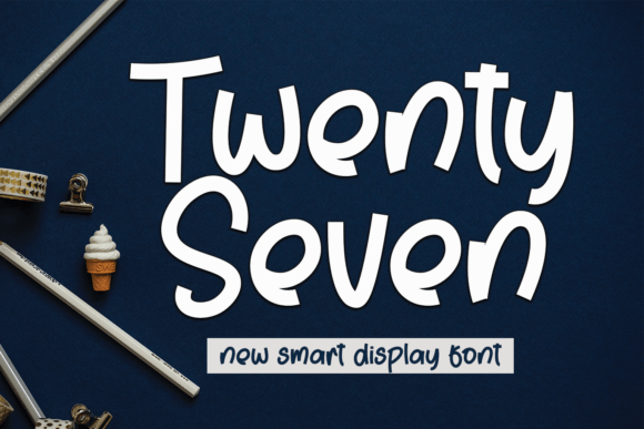 Twenty Seven: A Display Font That Adds Flair to Branding